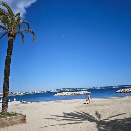 , Entre Cannes Et Antibes A Pied, Gare, Piscine, Garage Prive 公寓 戈尔夫瑞昂